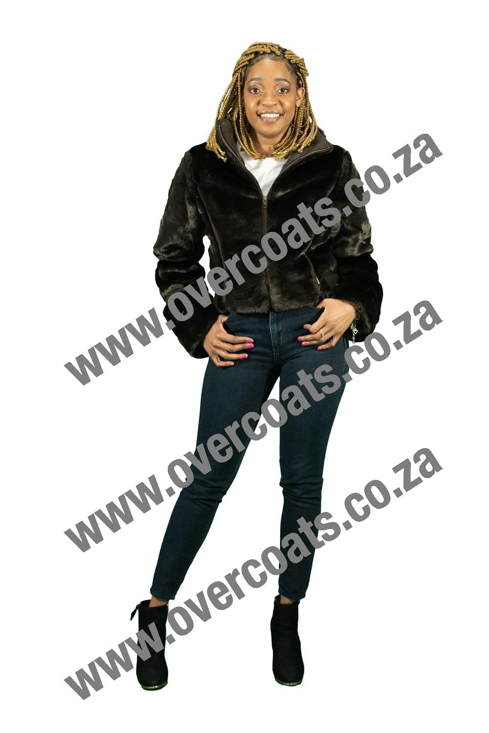 LADIES IMITATION FUR COATS 40PCS BALE